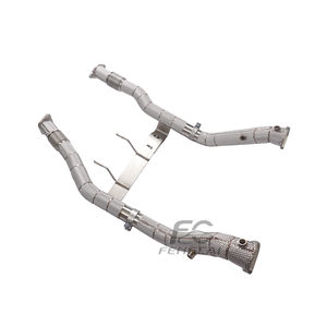 Tuberías de Escape Downpipe Personalizadas para <span class=keywords><strong>Ford</strong></span> <span class=keywords><strong>Bronco</strong></span> F-150 Raptor 3.0T, Colector de Escape de Acero Inoxidable, Tubo de Descarga, Mejora de Potencia - Product Image 5