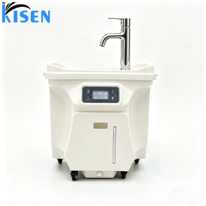 Kisen <b>Electric</b> <b>Portable</b> Basin Sink Wash Hand Shampoo Bowl With Water Tank No Plumbing and <b>Heater</b> Salon Movable Hair Wash Basin - Product Image 4
