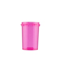 CR étiquette personnalisée Portable Tube en plastique noir bouchon supérieur vide conteneur pour la sécurité des enfants médecine couvercle à charnière pour pilules