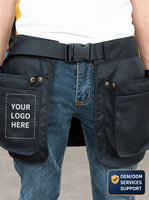 Sac banane personnalisé avec logo OEM, vente en gros d'usine, pochette mobile multicolore pour l'extérieur, sac de ceinture de randonnée