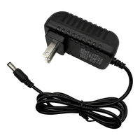 Adaptateur secteur AC/DC 12V 1A ODM d'usine, prise US/EU/UK, alimentation 12V 1000mA 12W en matériau PC pour bandes lumineuses LED
