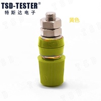 M8 * 54mm 30V-60V/MAX.60A 5 couleurs 4mm nickelé haute tension 8mm poste de reliure