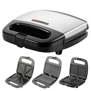 एइफा 7 6 5 4 3 2 इन 1 वफ़ल मेकर सैंडविच टोस्टर 4 स्लाइस टोस्टी मेकर पैनिनी प्रेस ग्रिल डोनट डोनट मेकर आयरन मशीन - Product Image 4