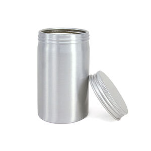 Piccolo contenitore piccolo contenitore in metallo barattolo di cera di stoccaggio barattoli di alluminio barattoli di metallo rotondi grandi con coperchio - Product Image 5