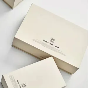 Caja de regalo de lujo blanca personalizada, camiseta, caja de cartón Emballage, caja de embalaje para empacar ropa, sudaderas con capucha, bolsas estampadas