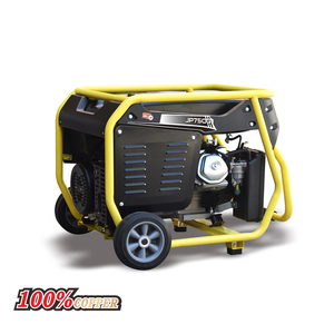 เครื่องกำเนิดไฟฟ้าดีเซลแบบพกพา 3 กิโลวัตต์ เฟสเดียว ดีไซน์โครงเปิด สตาร์ทด้วยรีโมท ขดลวดทองแดงแท้ เครื่องยนต์ 4 จังหวะ ระบายความร้อนด้วยอากาศ - Product Image 3