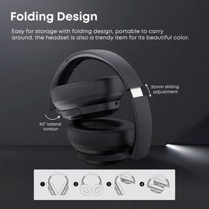 Nuevos Auriculares Plegables Personalizados, Inalámbricos, Sobre la Cabeza, para Interiores y Exteriores - Product Image 6