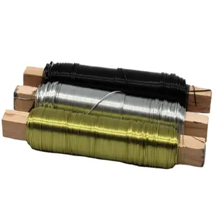 Green Coated Wire Tie Vinyl Coated Garden Wire With PE coated / Plant And Vegetable Tying Wire