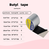Metal çatı tamir için yüksek sıcaklığa dayanıklı butil kauçuk bant su geçirmez membran Modern tasarım su geçirmez rulo