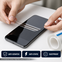 Film de protection transparent en PET amovible sans résidus, protection anti-rayures pour tôles en acier inoxydable