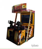Parc d'attractions, version LCD 55 pouces du simulateur de tir « Lamborghini » - une console de jeu de tir de combat