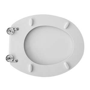 Tapa de Inodoro Alargada Galaxy Ola, Diseño Moderno, Liberación Rápida y Cierre Suave, Material de Resina Plástica para Baño - Product Image 2