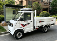 Nouveau véhicule utilitaire électrique à quatre roues, fourgonnette de fret à une rangée de sièges, pick-up, moteur 1.5kW, design élégant, entièrement fermé, 160PS