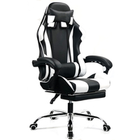 Vente en gros Chaise pivotante inclinable pour bureau à domicile de style minimaliste en cuir synthétique bon marché