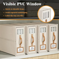 Boîtes de rangement et d'organisation pour armoire, lot de 4, en tissu Oxford, pliables, pour draps et housses de couette