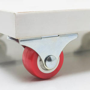 Roulettes résistantes à l'usure de 1 pouce, roues en polyuréthane, roues pivotantes directionnelles, tige filetée pour meubles de bureau et de chambre - Product Image 2