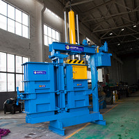 Presse à balles hydraulique double pour vêtements usagés, machine à compactage de balles