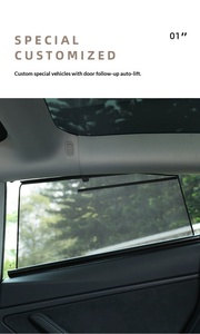 Parasol para Ventana de Auto <span class=keywords><strong>Audi</strong></span> Q2/Q3/<span class=keywords><strong>Q4</strong></span>/Q5/Q6/Q7, Plegable, Retráctil Automático, de Poliéster, Marca OLIVER, Adhesivo para <span class=keywords><strong>Interior</strong></span> - Product Image 5