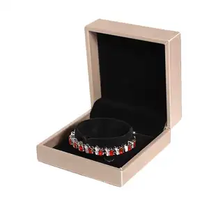 Hot Selling Blue Box Jewelry Storage Plastic Box Gift Jewelry Advertising Packing Display Lcd Ring Jewellery Box