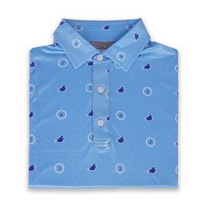 T-shirts de golf à col, coupe ajustée, doux, séchage rapide, impression intégrale par sublimation, 100 % polyester, avec logo graphique personnalisé - Product Image 4