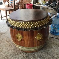 Tambour de danse du lion Wushu Kung Fu traditionnel chinois sur mesure, prix d'usine