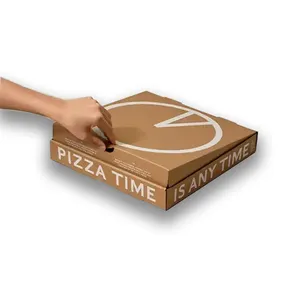 식품 학년 플루트 골판지 맞춤형 인쇄 크기 Caja Para 피자 디자인 판지 블랙 슬라이스 판지 가격 골판지 피자 상자