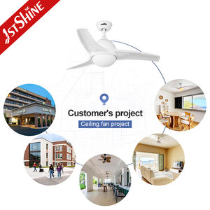 1stshine Ventilador de techo <span class=keywords><strong>Precio</strong></span> Ahorro de energía 3 aspas ABS Blanco Remoto 42 pulgadas Ventilador de techo pequeño Luz - Product Image 5