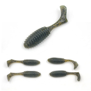 Alpha Selco 7.5Cm 6.7g Pvc Xtra Strong Soft Lure Glitter Pike <span class=keywords><strong>Shad</strong></span> Big Soft <span class=keywords><strong>Shad</strong></span> Leurres de pêche au <span class=keywords><strong>brochet</strong></span> Soft - Product Image 2