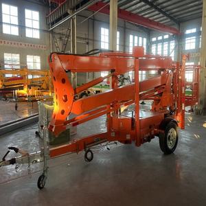 Plateforme élévatrice hydraulique sur remorque de 10 m, équipement de levage industriel télécommandé - Product Image 3