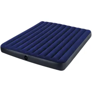Classic Downy Airbed Set with 2 Pillows and Double Quick Hand Pump, Queen