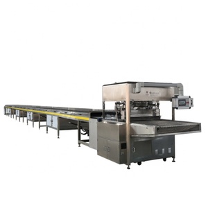 Macchina per Ricopertura di <span class=keywords><strong>Cioccolato</strong></span> SJP1000 PLC Certificata CE, Nuova Macchina per Produzione di <span class=keywords><strong>Cioccolato</strong></span> in Acciaio Inox SUS304 - Product Image 1