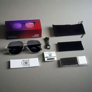 Lunettes Intelligentes GY100 AI Traduction BT 100 Interprétation Multilingue en Temps Réel Écoutez des Chansons et Répondez aux Appels - Product Image 6