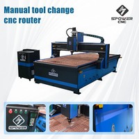 Machine-outil CNC multifonctionnelle 3D avec table à vide 4*8 pieds pour la découpe du bois – Prix abordable