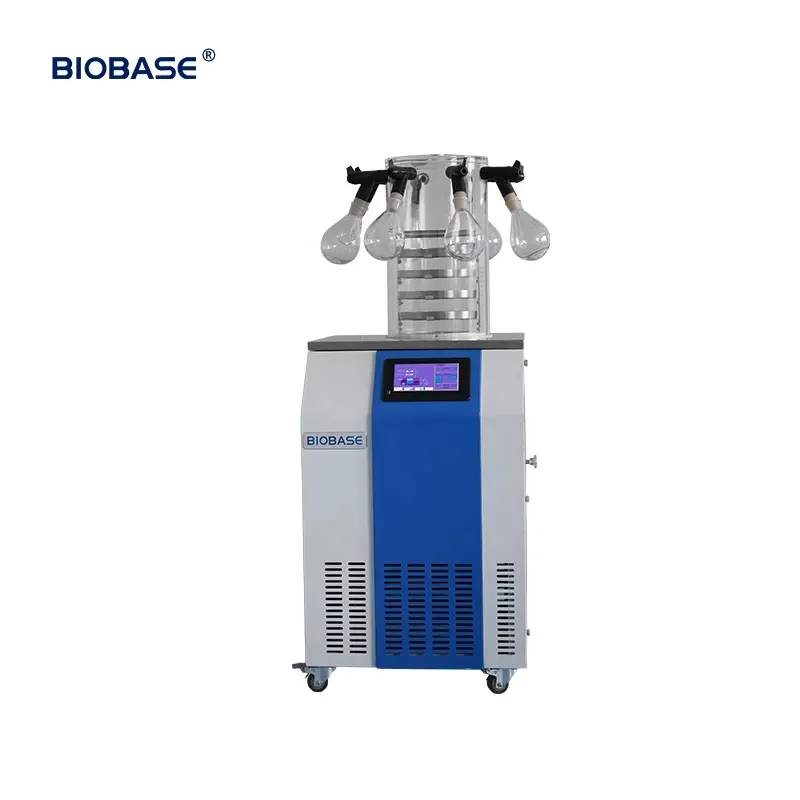 BIOBASE China Vertical Freeze Dryer BK-FD12P with Historical Data Inquiry Function Freeze Dryer for Sale