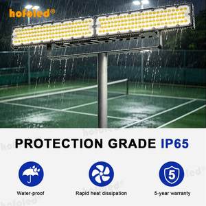 Projecteur LED anti-éblouissement 300W-600W pour terrains de pickleball, stades de tennis et terrains de <span class=keywords><strong>padel</strong></span>, IP65, 150LM/W, pour extérieur - Product Image 2