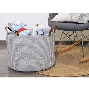 OEM ODM Nouvelle tendance Corde de coton nordique Panier de rangement pour jouets Oreillers Chaussures Serviettes - Product Image 2