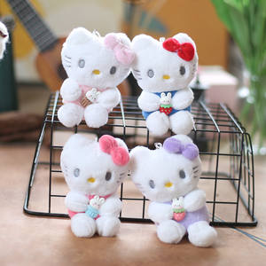 Portachiavi in peluche simpatico gatto morbido con portachiavi in cotone PP giappone Sanrios portachiavi in peluche carini <span class=keywords><strong>Hello</strong></span> <span class=keywords><strong>Kity</strong></span> - Product Image 3