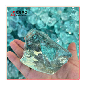 Blocs <span class=keywords><strong>de</strong></span> verre bleu lac à bas prix, blocs <span class=keywords><strong>de</strong></span> verre bleu mer pour l'aménagement paysager, roches <span class=keywords><strong>de</strong></span> verre bleues pour <span class=keywords><strong>la</strong></span> sculpture, petite taille, grande taille - Product Image 1