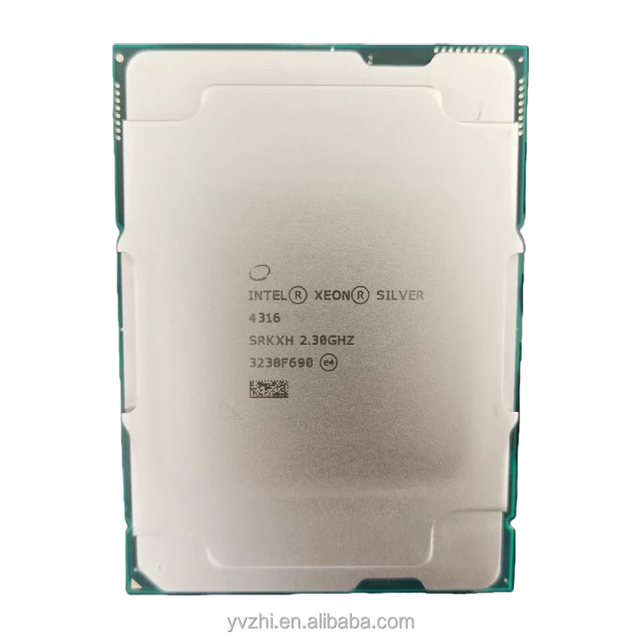 For Xeon Silver 4316 20-Core 3.4GHz Server CPU DDR4 30MB L3 Cache Virtualization Technology New/Used