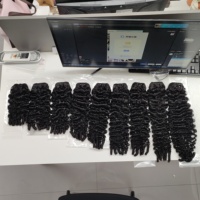 Extensions de Cheveux Humains Vierges Non Traités, Bouclés Birmans, Grade 15A, Couleur Naturelle, Provenance Unique, pour Tissage