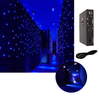 Sahne arka planında Led yıldızlı perde bez ışıkları Led Dj ışığı perde 90 oto CAD düzeni, aydınlatma ve devre tasarımı-20-50 30W