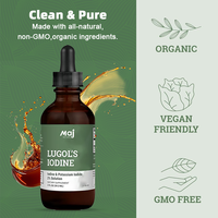 Complément alimentaire liquide à l'iode de Lugol à 2 % pour le soutien de la thyroïde, le métabolisme, la santé, la détoxification et le renforcement du potassium, marque privée OEM