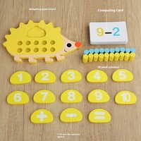 Jouets mathématiques en bois pour enfants, tableau de calcul des nombres, formation à la pensée logique, aides aux opérations mathématiques pour les enfants