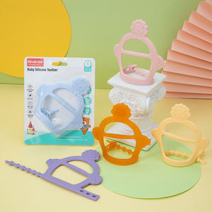 Venta al por mayor OEM bebé pulseras de silicona Gel dental bebé moler palos juguetes de grado alimenticio juguetes cómodos - Product Image 4