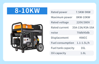 Générateurs diesel silencieux extérieurs de JXCT 9kW 10kW 220/380V générateurs diesel portatifs 10kva le monocylindre portatif trois cylindres