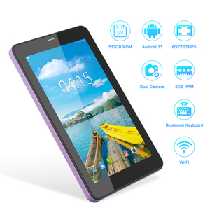 C Idea OEM 7 pulgadas Android 13 Tablet PC 8GB + 512GB 5MP + 8MP Cámara MTK Procesador Wi-Fi New Purple para entretenimiento - Product Image 3