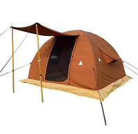 Tente de camping gonflable LDoutdoor Middle East pour 3 personnes, quatre saisons, double couche, imperméable, portable, PVC Oxford, utilisation en extérieur