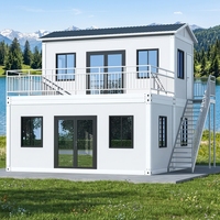 Maison conteneur mobile intégrée STC de 20 pieds, extensible, préfabriquée, module mobile, salon détachable pour complexe hôtelier