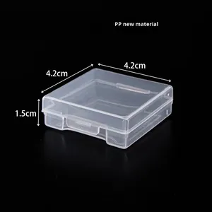 Vuông cao minh bạch nhỏ hộp nhựa tái chế xuất khẩu trong suốt lưu trữ cho đồ trang sức - Product Image 6