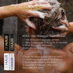 <span class=keywords><strong>Duo</strong></span> shampooing et revitalisant KOEC pour le nettoyage des cheveux et la douche, ensemble de soins capillaires quotidiens à la menthe fraîche en gros pour hommes et femmes - Product Image 6